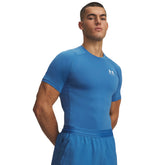 T-Shirt Uomo Under Armour HeatGear Azzurro Bianco | NonSoloSport