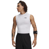 T-Shirt Uomo Under Armour Compression Heat Gear Super Light Bianco | NonSoloSport