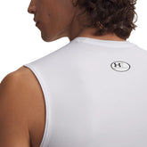 T-Shirt Uomo Under Armour Compression Heat Gear Super Light Bianco | NonSoloSport
