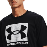 Under Armour T-Shirt ABC Camo Boxed Logo Uomo Nero | NonSoloSport