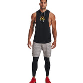 Under Armour Short Project Rock Terry Uomo Grigio | NonSoloSport