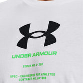 Under Armour T-Shirt UA Engineered Symbol Uomo Bianco Nero | NonSoloSport