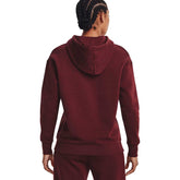 Under Armour Felpa Capp Fleece Essentials Donna Bordeaux | NonSoloSport