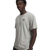 T-Shirt Uomo Under Armour Embroidered Heavyweight Grigio Nero | NonSoloSport