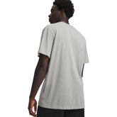 T-Shirt Uomo Under Armour Embroidered Heavyweight Grigio Nero | NonSoloSport