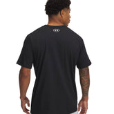T-Shirt Uomo Under Armour Camo Chest Stripe Nero Verde | NonSoloSport