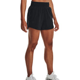 Short Donna Under Armour Flex Woven 5In Nero | NonSoloSport
