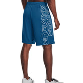 Under Armour Shorts Tech Wordmark Graphic Uomo Blu | NonSoloSport