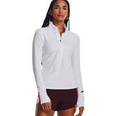 Maglia Donna Under Armour Qualifier Bianco | NonSoloSport