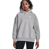 Felpa Donna Under Armour Icon Fleece Oversized Donna Grigio | NonSoloSport