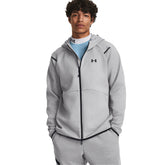 Under Armour Felpa Unstoppable Fleece Full Zip Uomo Grigio | NonSoloSport