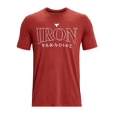 Under Armour T-Shirt Project Rock Paradise Uomo Rosso | NonSoloSport