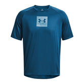 Under Armour T-Shirt Tech™ Print Fill Uomo Blu | NonSoloSport