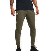 Jogger Uomo Under Armour Rival French Terry Verde | NonSoloSport