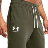 Jogger Uomo Under Armour Rival French Terry Verde | NonSoloSport