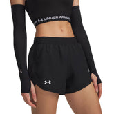 Shorts Donna Under Armour Fly-By Nero | NonSoloSport