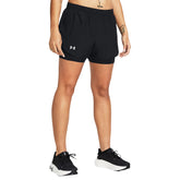 Short Donna Under Armour Ua Fly By 2In1 Nero | NonSoloSport