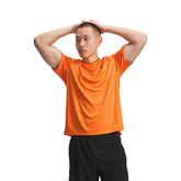 T-Shirt Uomo Under Armour Tech Textured Arancione Nero | NonSoloSport