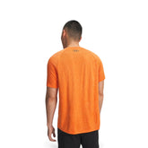 T-Shirt Uomo Under Armour Tech Textured Arancione Nero | NonSoloSport