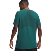 T-Shirt Uomo Under Armour Vanish Seamless Verde Nero | NonSoloSport