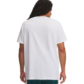 T-Shirt Uomo Under Armour Heavyweight Armour Label Bianco | NonSoloSport