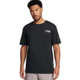 T-Shirt Uomo Under Armour Basketball Logo Court Nero | NonSoloSport