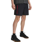 Shorts Uomo Under Armour Woven Wordmark Nero Rosso | NonSoloSport