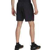 Shorts Uomo Under Armour Woven Wordmark Nero Rosso | NonSoloSport