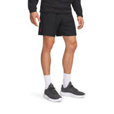 Shorts Uomo Under Armour Tech Woven Wordmark Nero Rosso | NonSoloSport