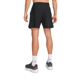 Shorts Uomo Under Armour Tech Woven Wordmark Nero Rosso | NonSoloSport
