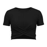 Under Armour T-Shirt Motion Crossover Crop Donna Nero | NonSoloSport