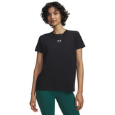 T-Shirt Donna Under Armour Rival Core Nero Bianco | NonSoloSport