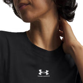 T-Shirt Donna Under Armour Rival Core Nero Bianco | NonSoloSport