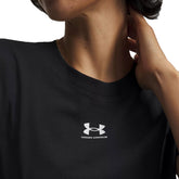 T-Shirt Donna Under Armour Rival Core Nero Bianco | NonSoloSport