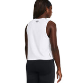 Canotta Donna Under Armour Vanish Energy Crop Bianco | NonSoloSport