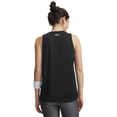 Canotta Donna Under Armour Tech Nero Bianco | NonSoloSport