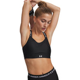 Bra Donna Under Armour Infinity 2.0 High Nero Bianco | NonSoloSport