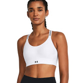 Bra Donna Under Armour Infinity 2.0 Mid Bianco Nero | NonSoloSport