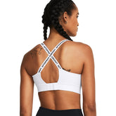 Bra Donna Under Armour Infinity 2.0 Mid Bianco Nero | NonSoloSport