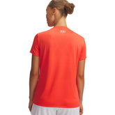 T-Shirt Donna Under Armour Tech Rosso Bianco | NonSoloSport