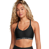 Bra Donna Under Armour Crossback Low Nero | NonSoloSport