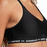Bra Donna Under Armour Crossback Low Nero | NonSoloSport