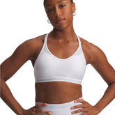 Bra Donna Under Armour Crossback Low Bianco Grigio | NonSoloSport