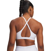 Bra Donna Under Armour Crossback Low Bianco Grigio | NonSoloSport