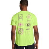 T-Shirt Uomo Under Armour Run Anywhere Verde | NonSoloSport
