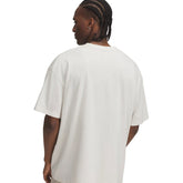 T-Shirt Uomo Under Armour Heavyweight Branded Bianco Beige | NonSoloSport