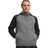 Felpa Uomo Under Armour Unstoppable Fleece Grigio Nero | NonSoloSport
