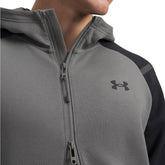 Felpa Uomo Under Armour Unstoppable Fleece Grigio Nero | NonSoloSport