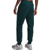 Pantalone Uomo Under Armour Unstoppable Fleece Verde Nero | NonSoloSport