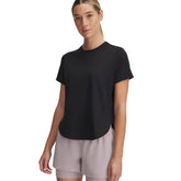 T-Shirt Donna Under Armour Launch Elite Nero | NonSoloSport